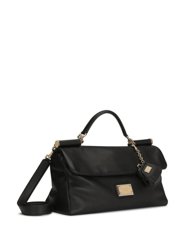 Dolce & Gabbana Sicily Soft leather top-handle bag - Image 4