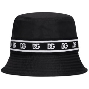 Dolce & Gabbana logo-tape fedora hat