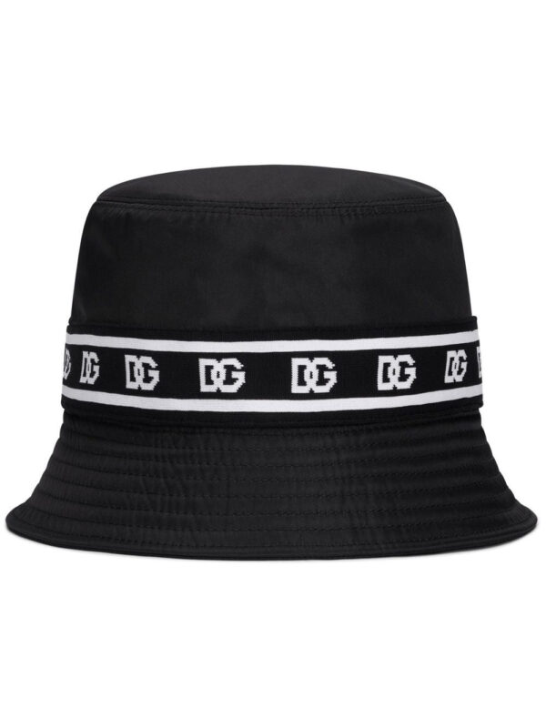 Dolce & Gabbana logo-tape fedora hat