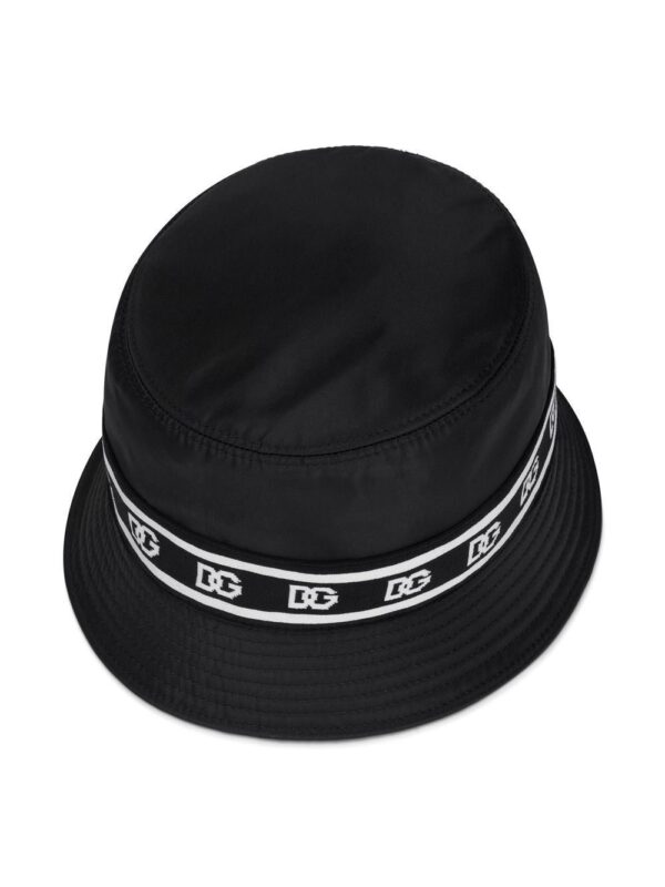 Dolce & Gabbana logo-tape fedora hat - Image 3