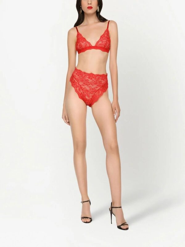 Dolce & Gabbana  chantilly-lace triangle bra - Image 2
