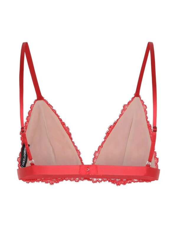 Dolce & Gabbana  chantilly-lace triangle bra - Image 3