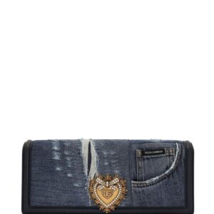 Dolce & Gabbana Devotion patchwork-denim shoulder bag