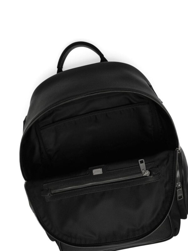 Dolce & Gabbana logo-tag leather backpack - Image 4
