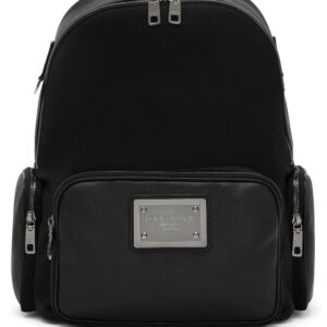 Dolce & Gabbana logo-tag leather backpack