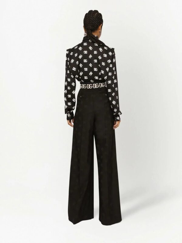 Dolce & Gabbana  logo-print long-sleeve shirt - Image 4