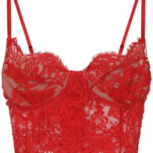 Dolce & Gabbana lace-detail corset top