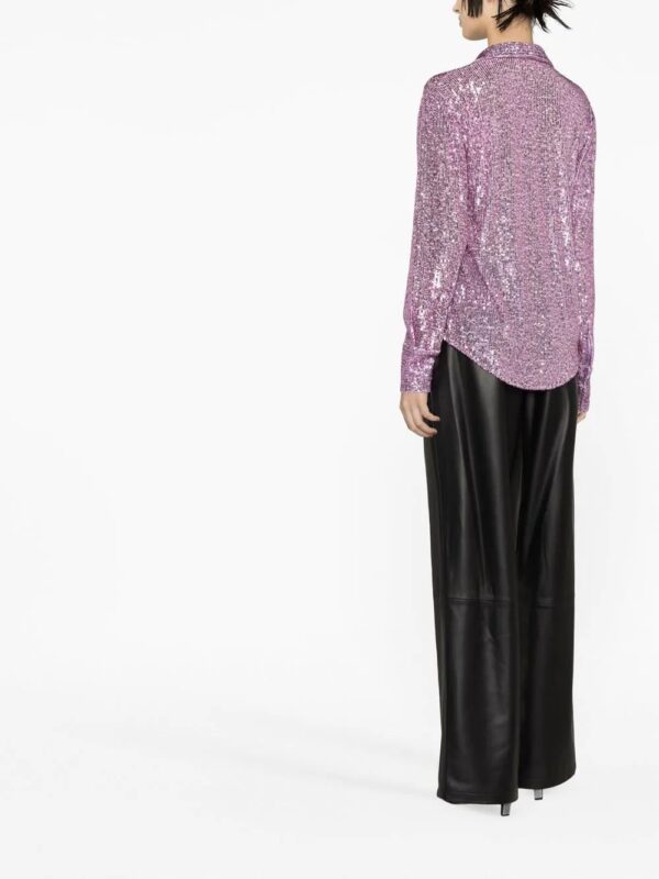 TOM FORD  sequin-embellished long-sleeve shirt - Image 4