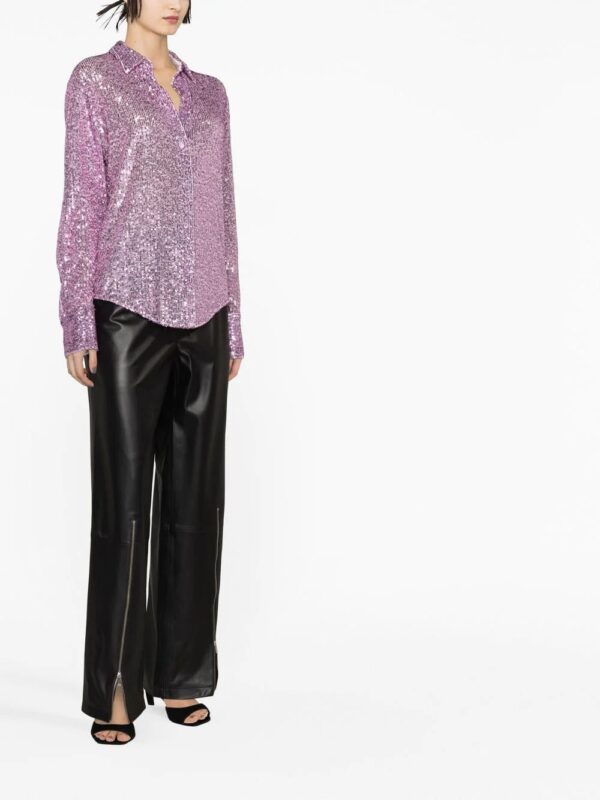 TOM FORD  sequin-embellished long-sleeve shirt - Image 3