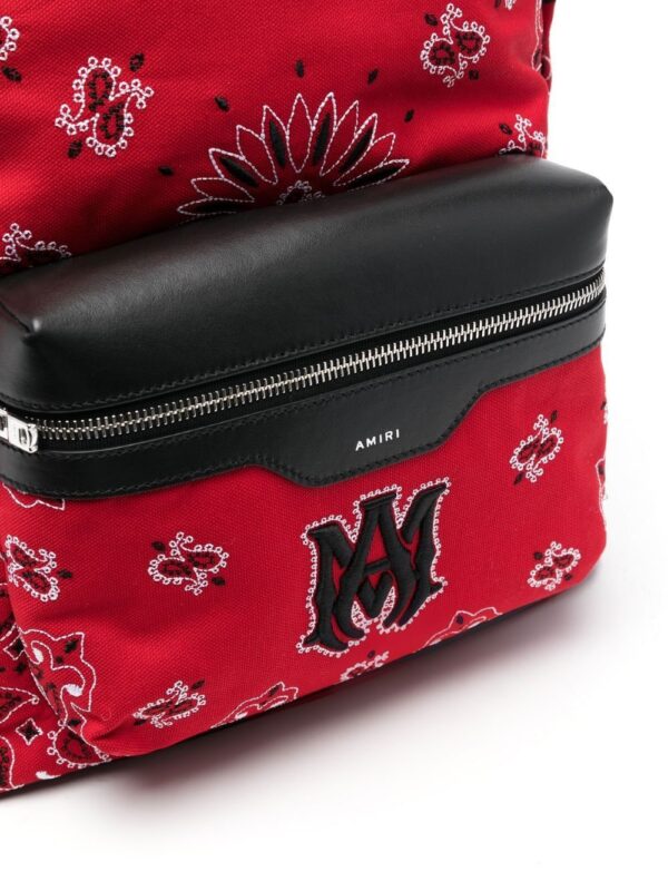 Amiri bandanna-embroidered backpack - Image 4
