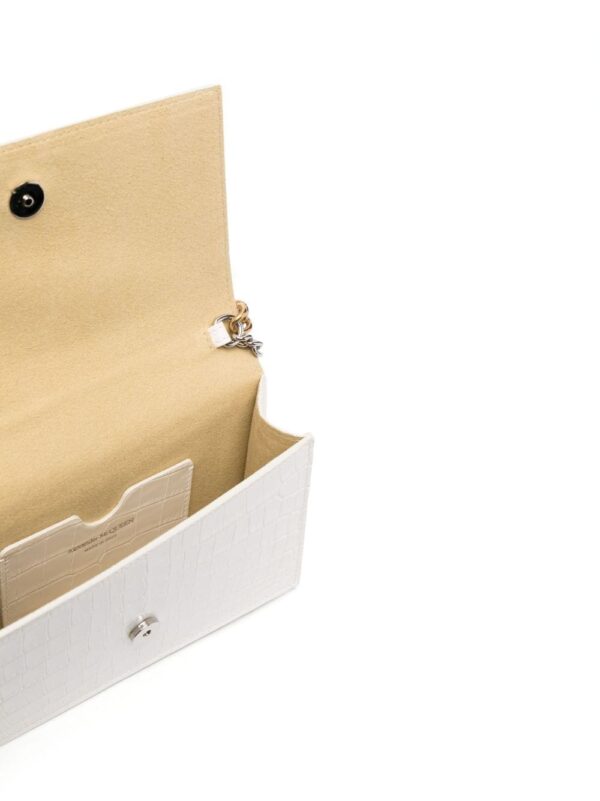 Alexander McQueen leather skull-stud bag - Image 5