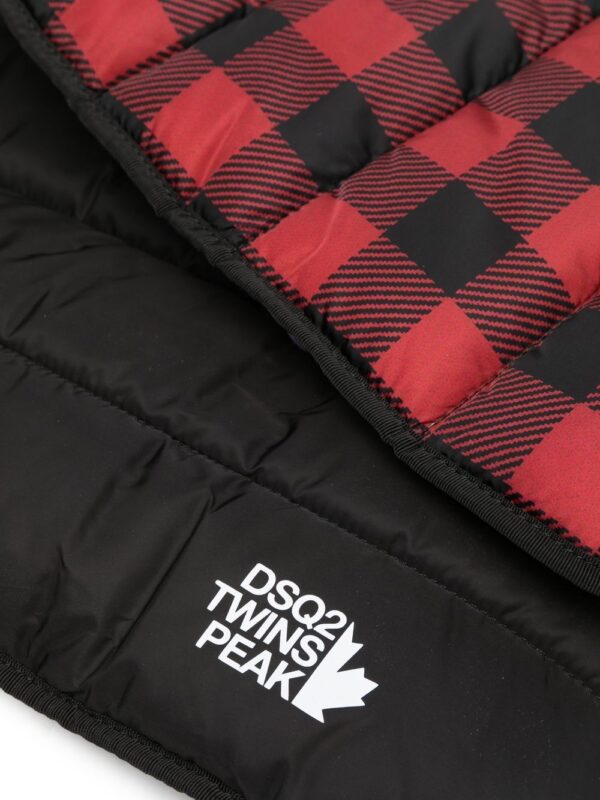 DSQUARED2 logo-print quilted yoga hat - Image 3