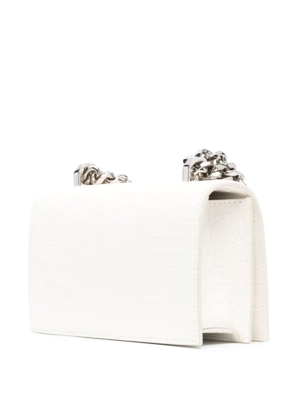 Alexander McQueen leather chain-link crossbody-bag - Image 3