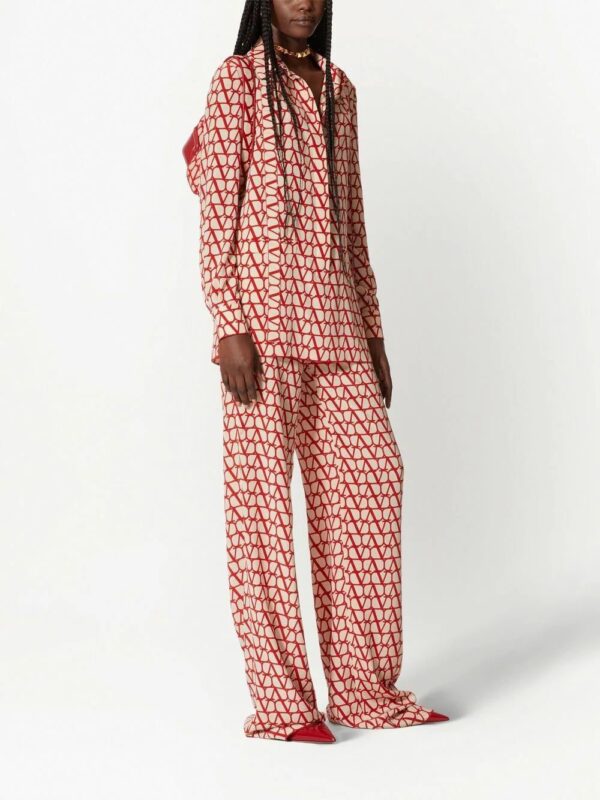 Valentino Garavani  Toile Iconographe crepe de chine shirt - Image 2