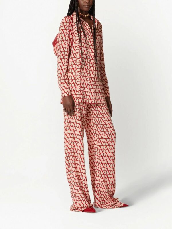 Valentino Garavani  Toile Iconographe crepe de chine shirt - Image 2