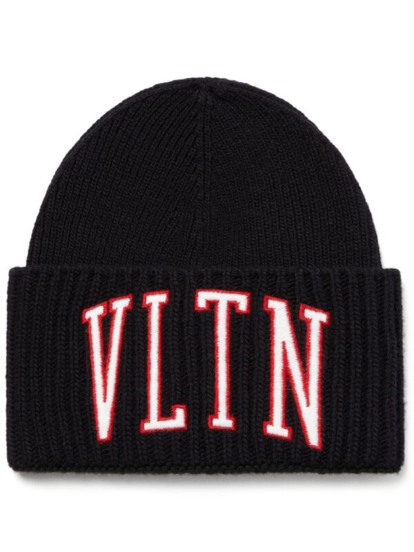 Valentino Garavani VLTN chunky-knit beanie