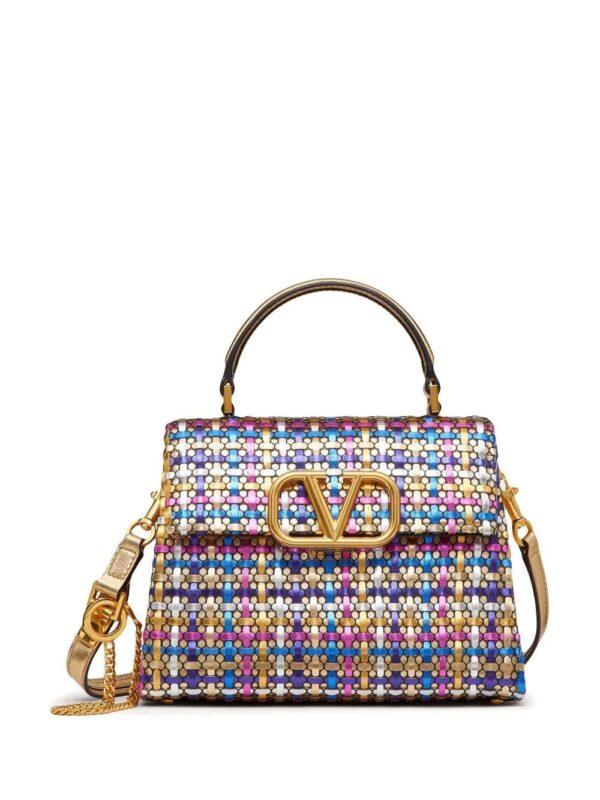 Valentino Garavani  small VSLING woven handbag