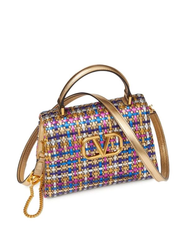 Valentino Garavani  small VSLING woven handbag - Image 4