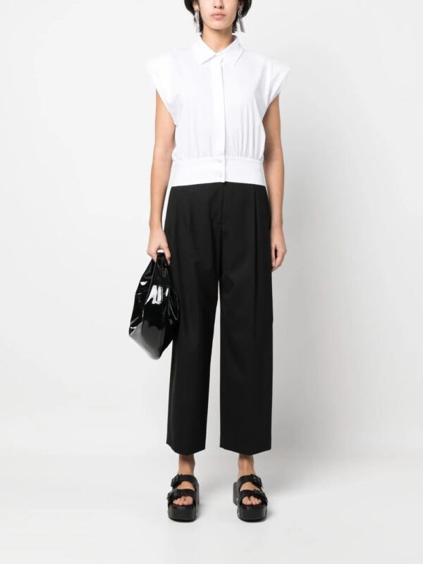 Karl Lagerfeld  shoulder-pad sleeveless shirt - Image 2
