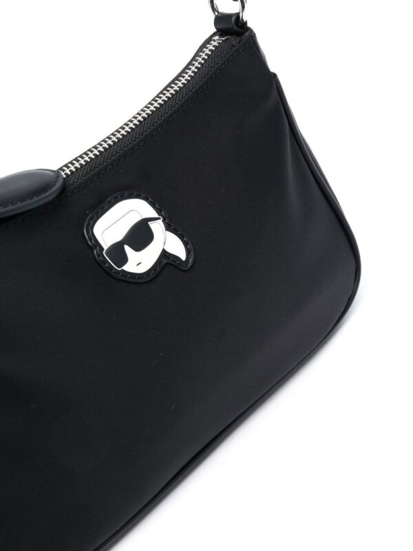 Karl Lagerfeld Ikonik appliqué-detail shoulder bag - Image 4