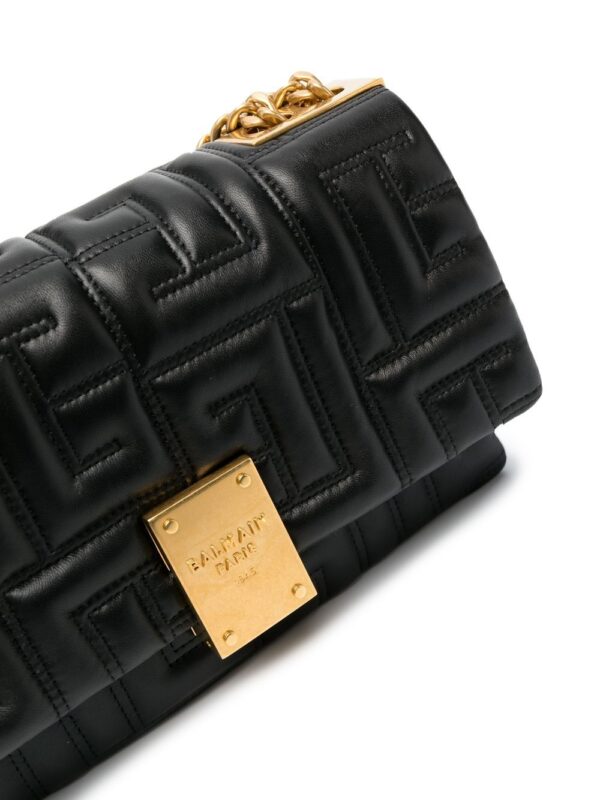 Balmain 1945 quilted-finish shoulder bag - Image 4