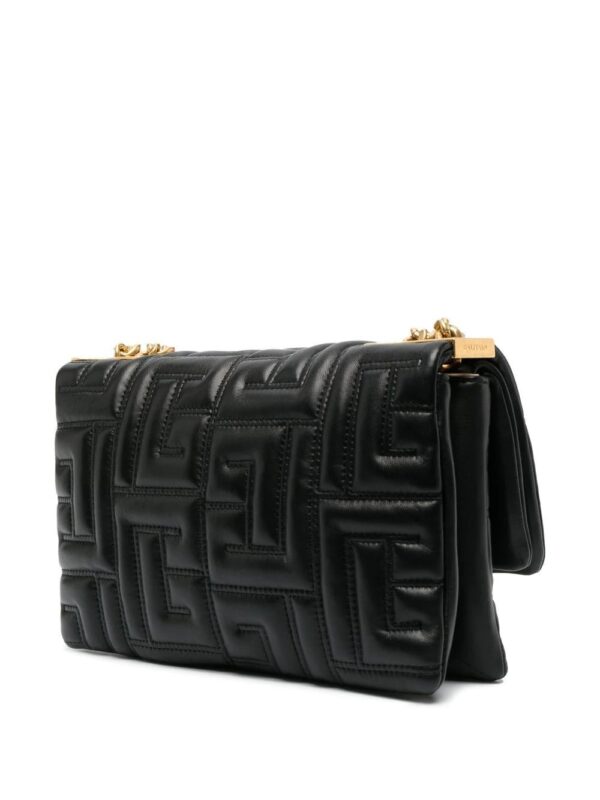 Balmain 1945 quilted-finish shoulder bag - Image 3