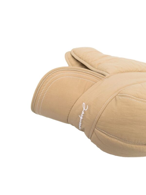 Jacquemus logo-embroidered padded trapper hat - Image 2