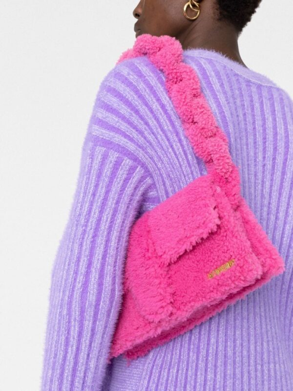 Jacquemus Le Bambidou shearling shoulder bag - Image 3