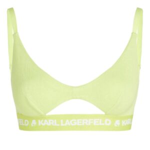 Karl Lagerfeld  logo-underband scoop-neck bra