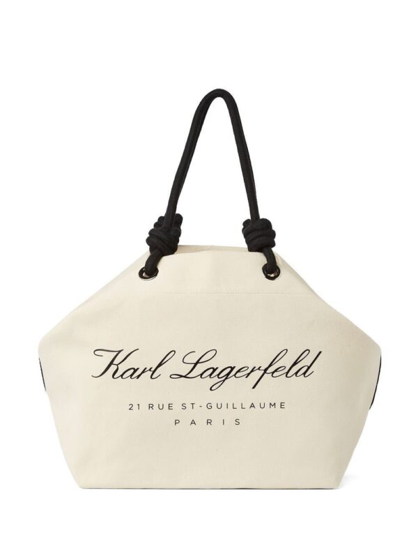 Karl Lagerfeld  Hotel Karl beach tote bag