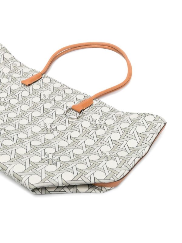 Tory Burch basketweave-print tote bag - Image 4