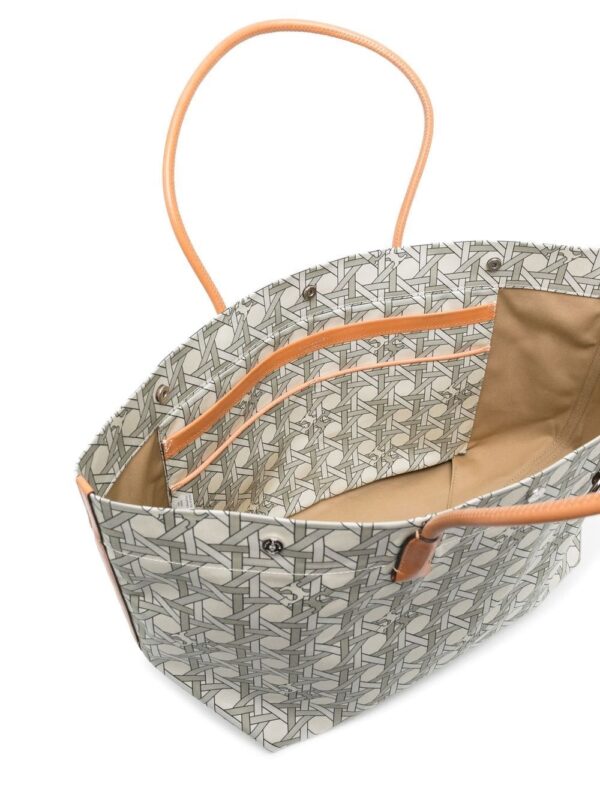 Tory Burch basketweave-print tote bag - Image 5