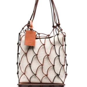 Jacquemus fishnet tote bag