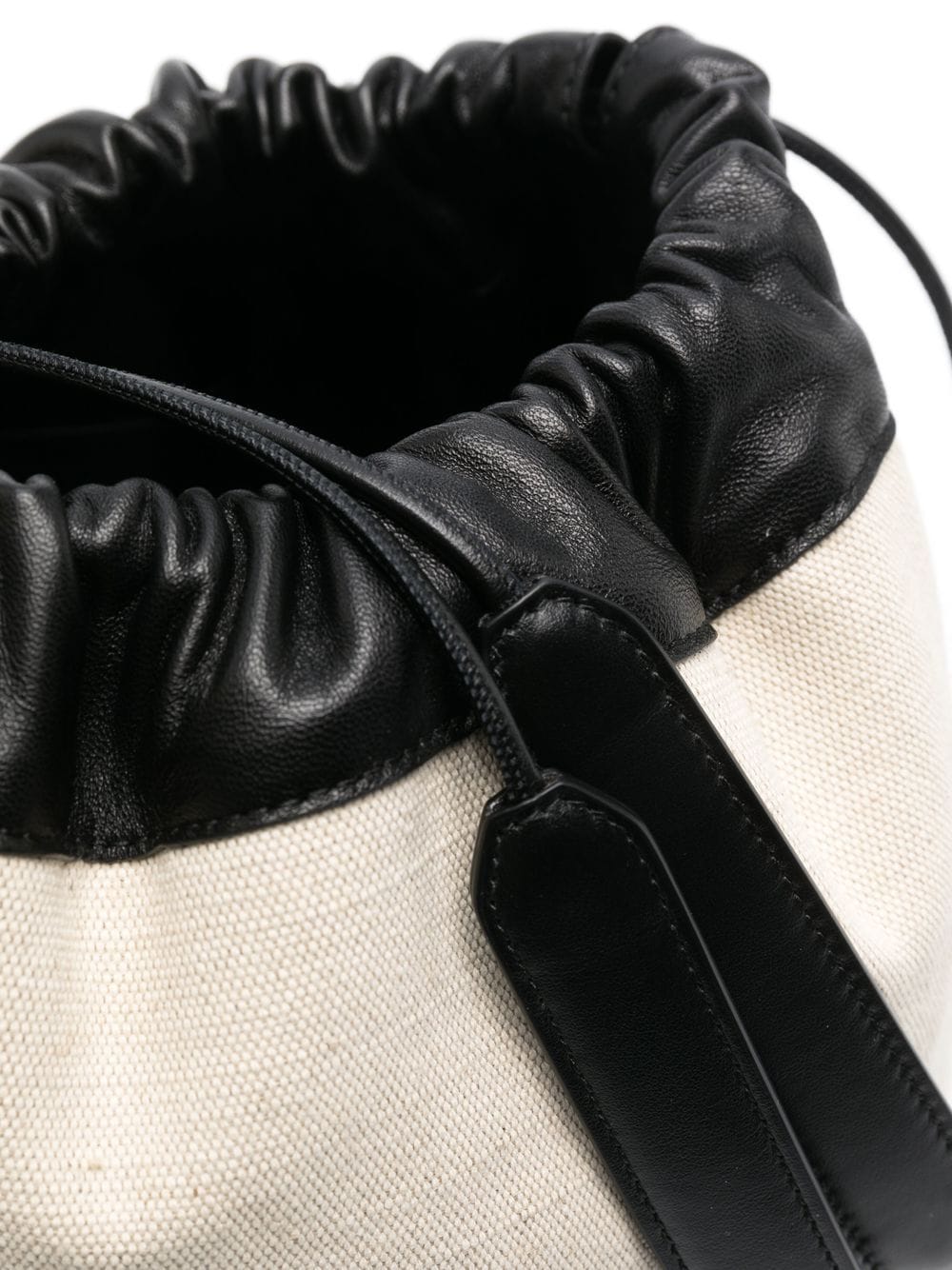 Jil Sander logo-print bucket bag - Image 3