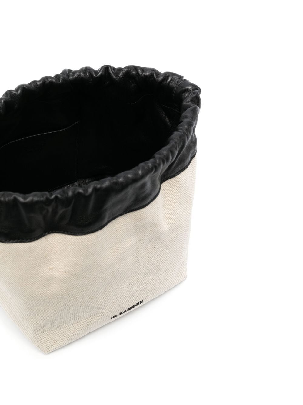 Jil Sander logo-print bucket bag - Image 4