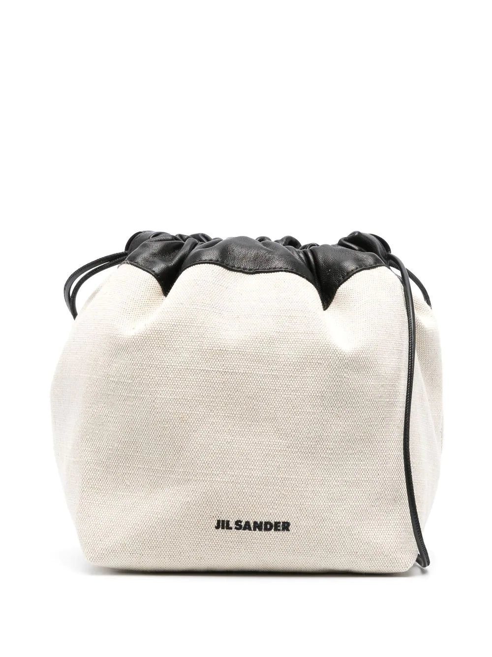 Jil Sander logo-print bucket bag