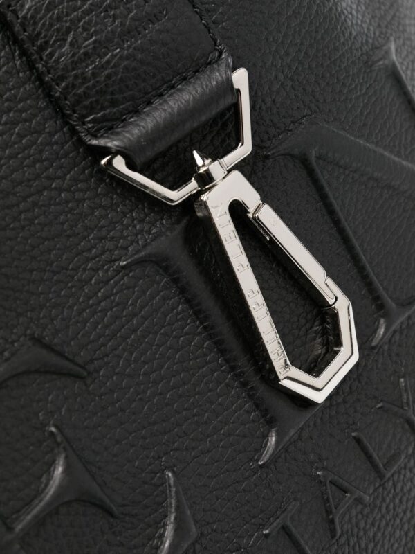 Philipp Plein embossed-logo leather tote bag - Image 3