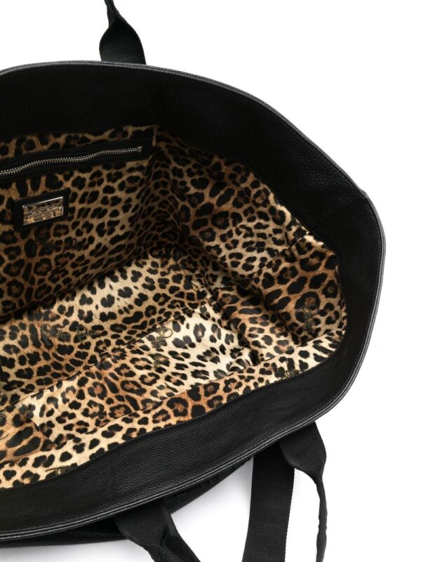 Philipp Plein embossed-logo leather tote bag - Image 4