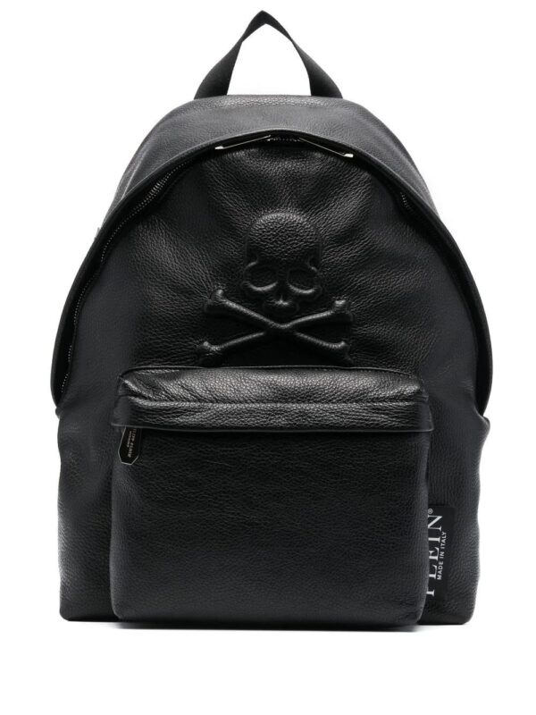 Phillip plein logo-patch zip-fastening backpack