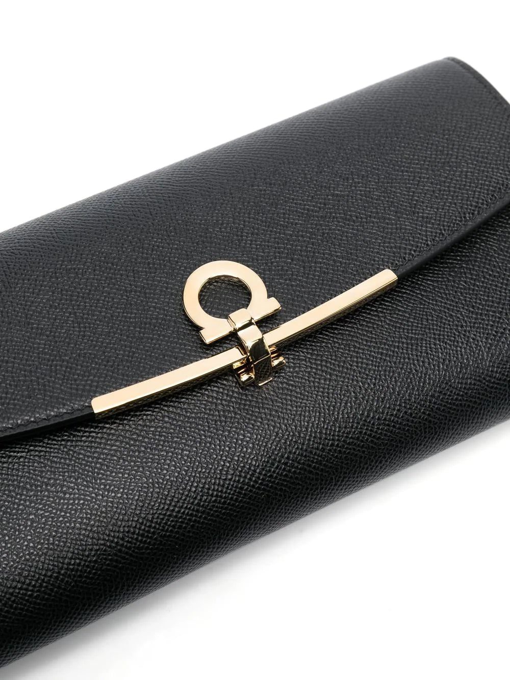 Ferragamo Gancini leather clutch bag - Image 3