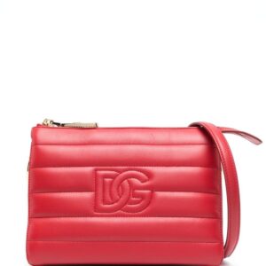 Dolce & Gabbana stitched-logo detail clutch bag