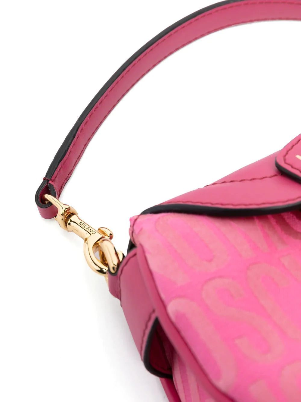Moschino logo stamp monogram shoulder bag - Image 4