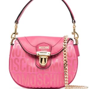 Moschino  logo stamp monogram shoulder bag