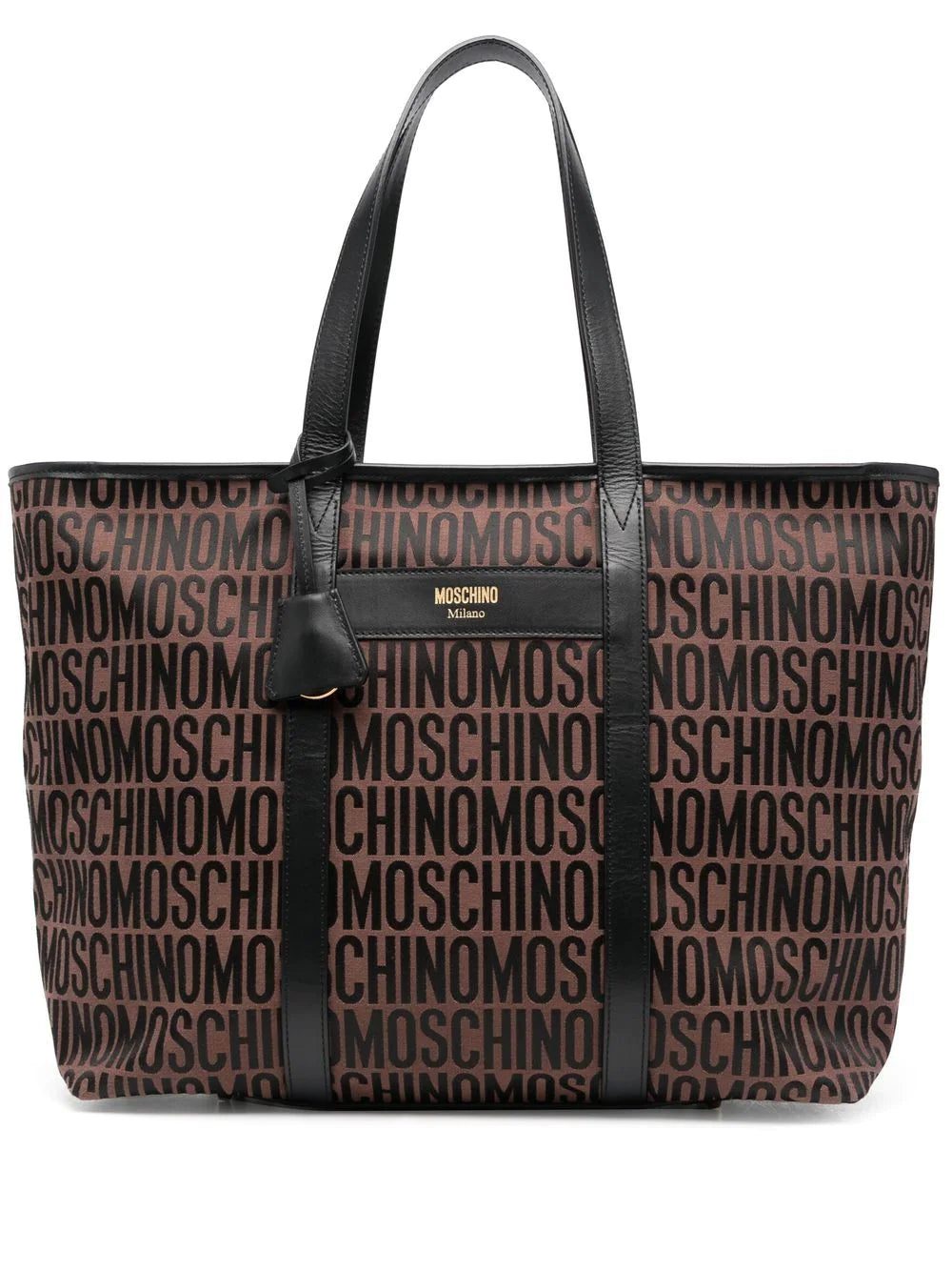 Moschino logo-print tote bag