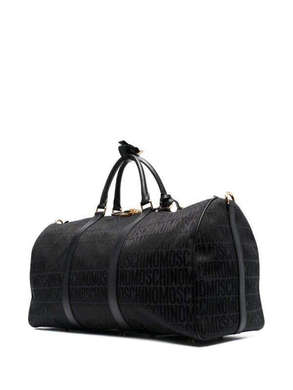 Moschino logo-print duffle bag - Image 3