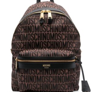 Moschino logo-print backpack