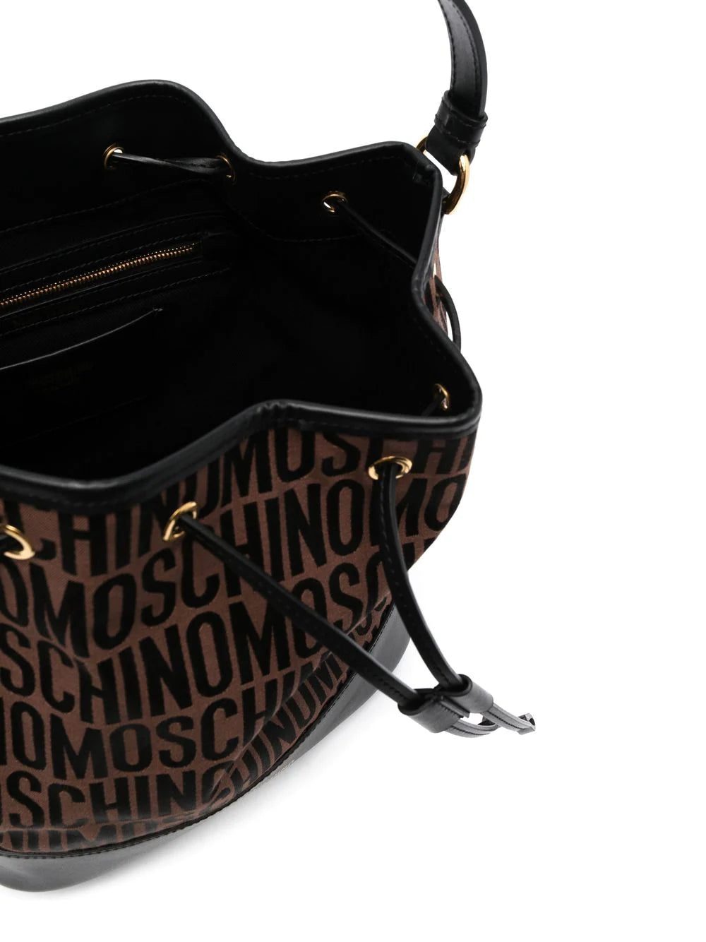Moschino logo-motif bucket bag - Image 4