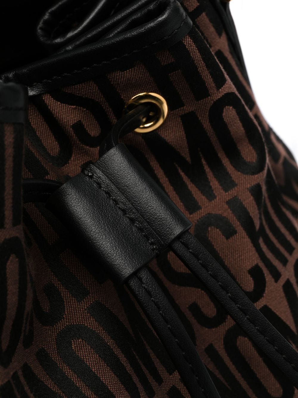 Moschino logo-motif bucket bag - Image 3