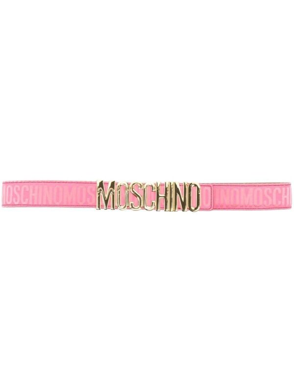 Moschino  logo-detail leather belt