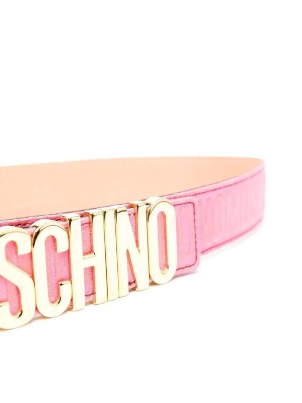 Moschino  logo-detail leather belt - Image 2